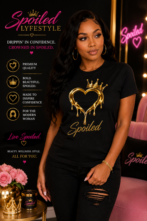 Crowned Dripp Heart T-shirt